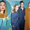 Angelina Jolie looks incredible in metallic gown and rust-hued cape as she joins daughter Vivienne, 15, at the Broadway opening night of The Outsiders