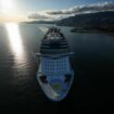 Das Kreuzfahrtschiff der Norwegian Cruise Line auf dem Meer