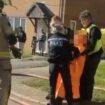 Bradford 'murder': Dramatic moment woman is arrested after 'burned body' discovered in house
