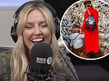 Cheryl's son Bear, 7, delights listeners as he makes his Radio 1 debut and sweetly wishes mum's pal Perrie Edwards good luck with her new single: 'He has a little Geordie accent!'