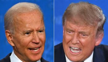Joe Biden (l.) und Donald Trump in einer Bild-Combo