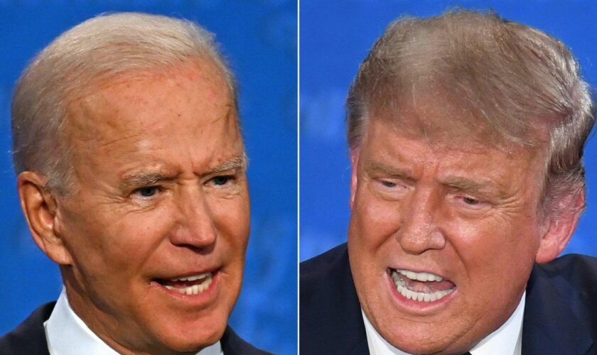 Joe Biden (l.) und Donald Trump in einer Bild-Combo