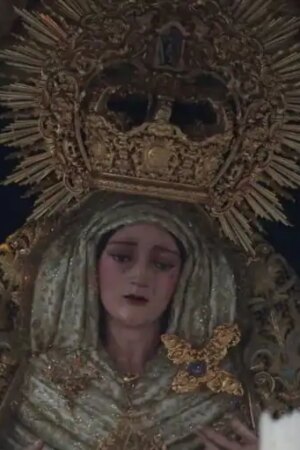 Cuatro décadas de la llegada de la única Virgen de ojos azules de Córdoba