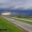 Tornado in Nebraska aufgezeichnet von einer Verkehrskamera