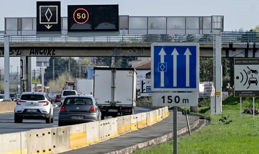 « Franchement dangereux » : près de Lyon, la limitation à 50 km/h de l’A7 le matin fait grincer des dents