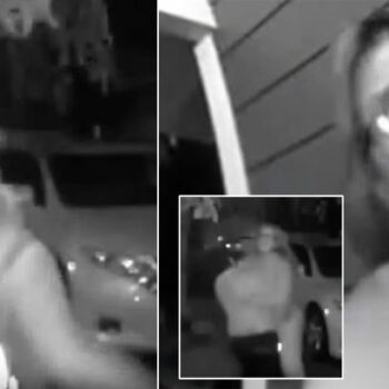 Horrific moment woman 'cries for help' as man caught 'kidnapping' on doorbell camera