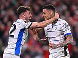 Liverpool 0-2 Atalanta - Europa League quarter-finals: Live score, team news and updates as  Gianluca Scamacca doubles his and the Italians' tally on the night, while West Ham 0-0 Leverkusen and Aston Villa 2-0 Lille