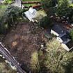 Mansions worth £1.4million have to be demolished and their elderly owners made homeless after Victorian railway embankment suddenly collapses below them