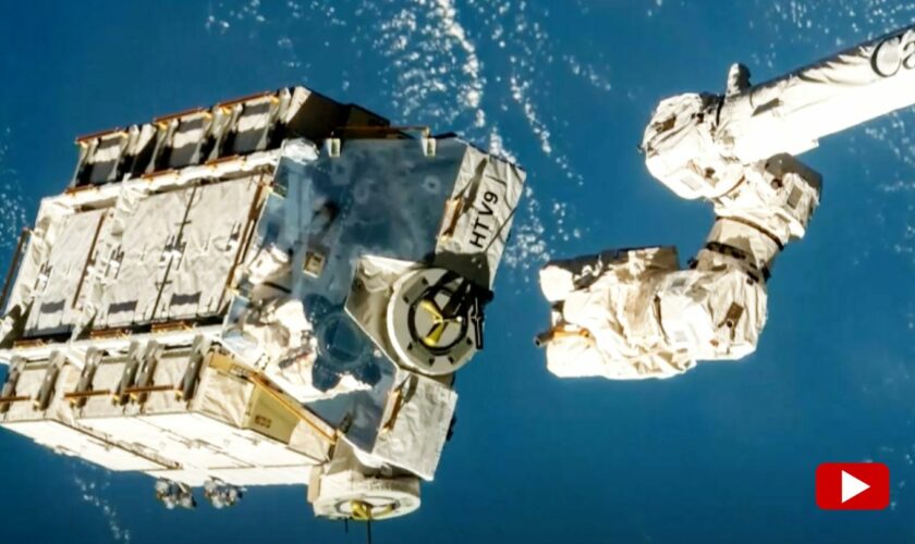 Metallteil der ISS: "Es war ein gewaltiger Krach": Weltraumschrott schlägt in Familienhaus ein