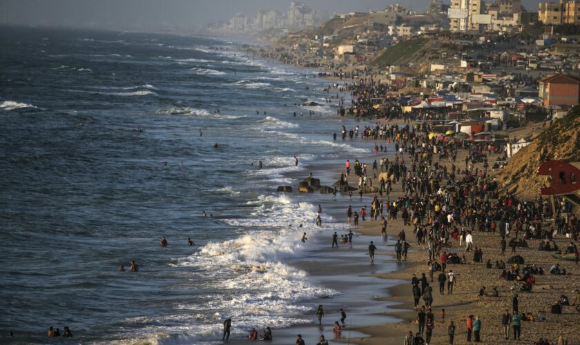 Mortar attack on Gaza coast spotlights risk to U.S. pier mission