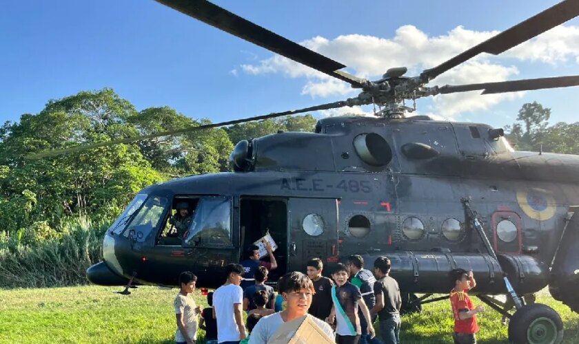 Ocho muertos al estrellarse un helicóptero militar que trasladaba ayuda humanitaria a zonas inundadas del Amazonas