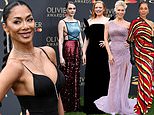 Olivier Awards 2024: Nicole Scherzinger puts on a leggy display in plunging black gown as she joins glam Cara Delevingne, Sarah Snook, Hannah Waddingham and Sheridan Smith in leading star-studded arrivals