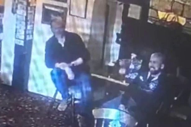 'Poltergeist' caught on camera knocking over drinks in one of Britain's 'most haunted' pubs