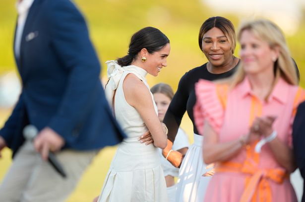 Prince Harry and Meghan Markle reunite with Serena Williams while filming Netflix polo series