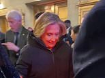 Shocking moment Hillary Clinton is branded a 'super predator' while husband Bill is told he's a 'piece of s**t' to his face by anti-Israel protesters in NYC