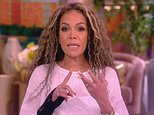 Sunny Hostin is roasted by The View co-hosts after claiming that the solar eclipse and earthquake are linked to climate change