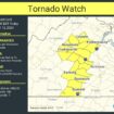 Update: Tornado watch issued for Fredericksburg and Central Virginia
