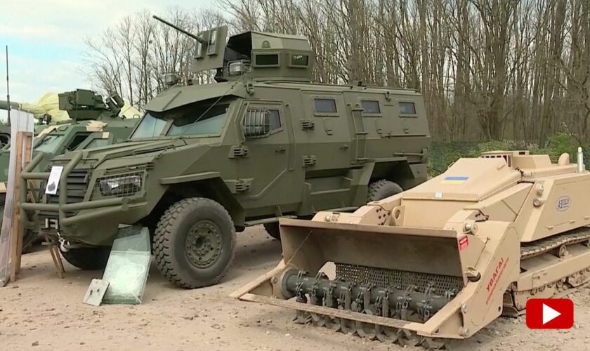 Waffenschau nahe Kiew: Ukraine will Anteil eigens produzierter Waffensysteme erhöhen