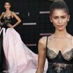 Zendaya serves up a fashion ace in sultry lace corset with voluminous pink skirt as she leads glamour at premiere of steamy tennis film Challengers in LA