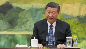 Le président chinois Xi Jinping, le 26 avril, à Pékin.
