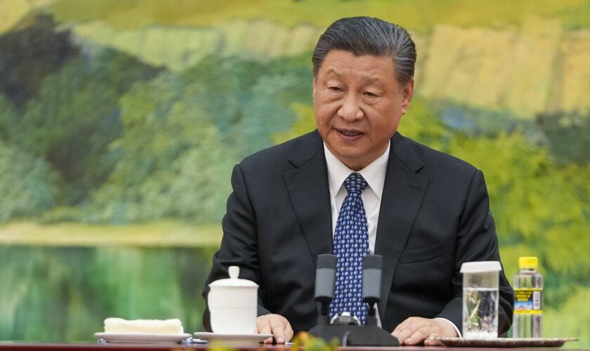 Le président chinois Xi Jinping, le 26 avril, à Pékin.