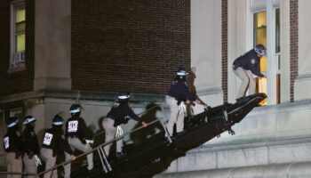 Campus protests live: NYPD officer fired gun while clearing protesters at Columbia as 130 arrested at UCLA