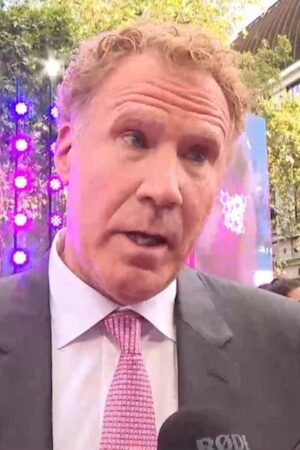Will Ferrell at the European premiere for Barbie
