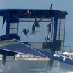 5 US sailing team members go flying overboard as boat capsizes