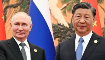 Vladimir Poutine et Xi Jinping à Pékin le 18 octobre 2023