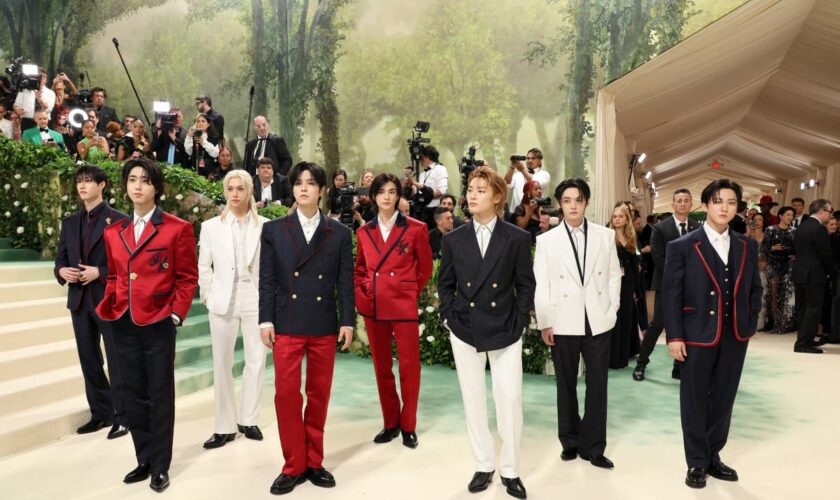 Stray Kids become first K-pop band to walk Met Gala red carpet