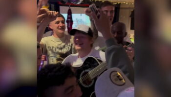 Ed Sheeran takes Ipswich Town players out to party to celebrate promotion
