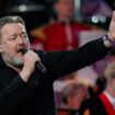 Guy Garvey of the band Elbow performs at the Platinum Jubilee concert in 2022. Pic: AP