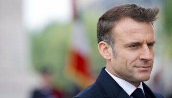 Le président Emmanuel Macron, le 8 mai 2024 à Paris