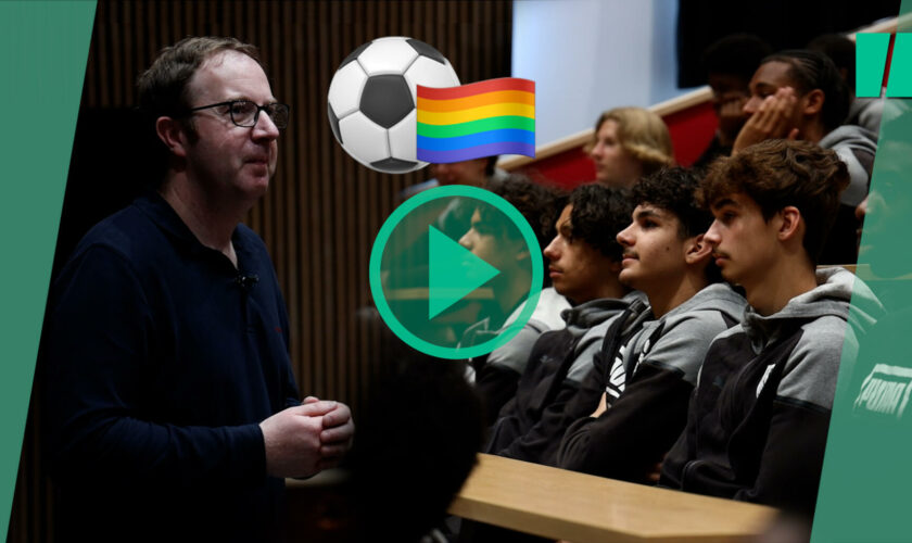 Contre l’homophobie dans le foot, Yoann Lemaire met les jeunes face à leurs contradictions - REPORTAGE