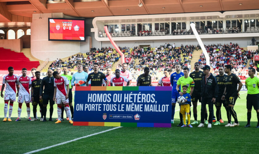 La Ligue 1 adapte son message contre l’homophobie, après les maillots arc-en-ciel de la saison dernière