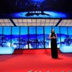 L'actrice Camille Cottin, maîtresse de cérémonie, à l'ouverture du 77e Festival de Cannes, le 14 mai 2024