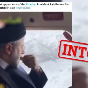 Non, cette vidéo ne montre pas le président iranien avant le crash de son hélicoptère