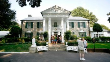 Graceland mansion in Memphis, Tennessee. Pic: Reuters