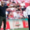 Manchester City manager and Manchester United boss Erik ten Hag are facing each other for a second season in a row in the FA Cup final. Pic: PA