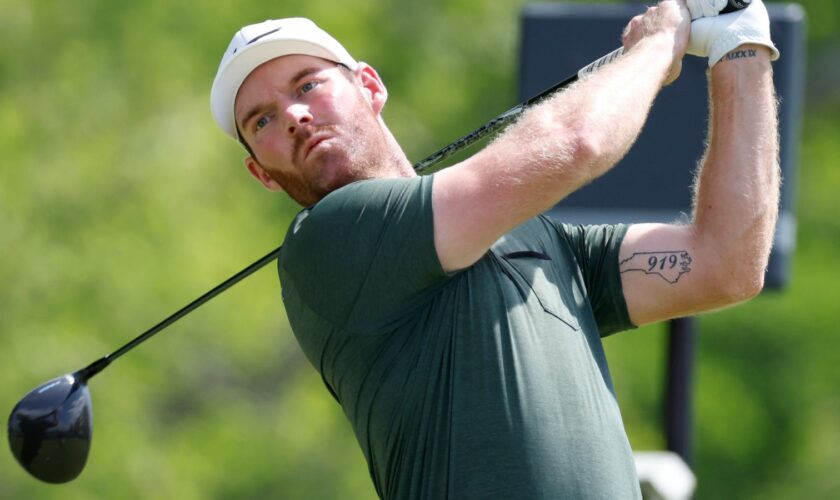 Grayson Murray playing at a PGA event earlier this month. Pic: AP