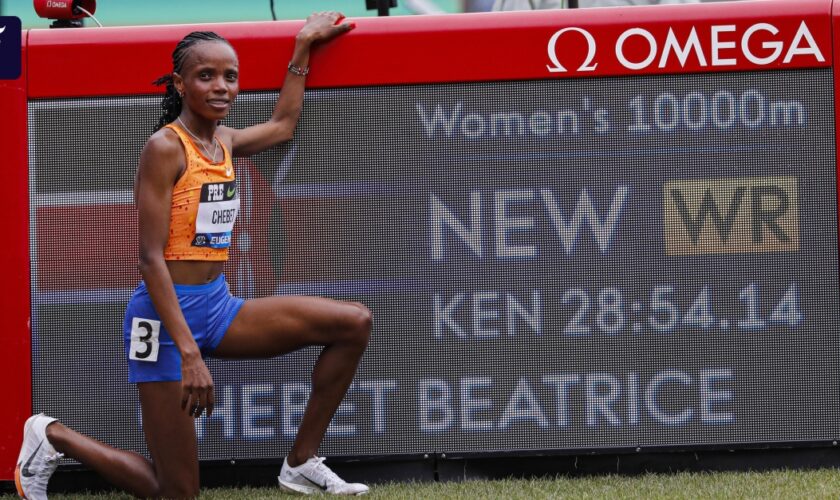 Diamond League in Oregon: Kenianerin Chebet läuft Weltrekord über 10.000 Meter