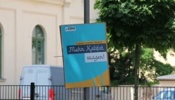 „Mehr Kalifat wagen“ – Staatsschutz ermittelt zu gefälschten CDU-Wahlplakaten