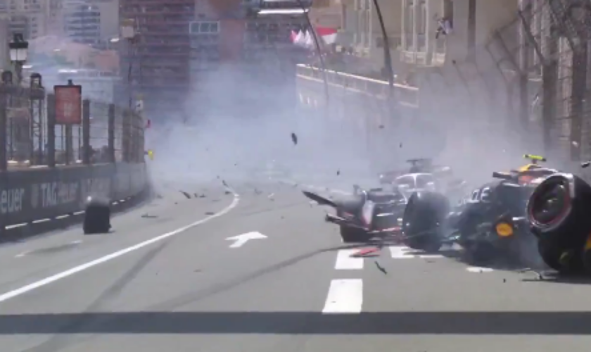 Grand prix de F1 de Monaco : la Red Bull de Sergio Pérez pulvérisée, les images de l’énorme accident