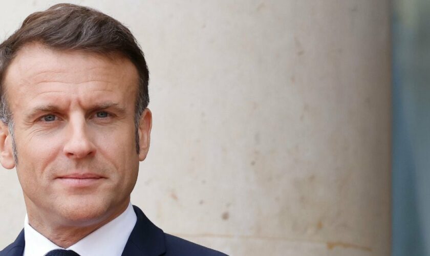 Le président Emmanuel Macron le 6 mai 2024 à l'Elysée