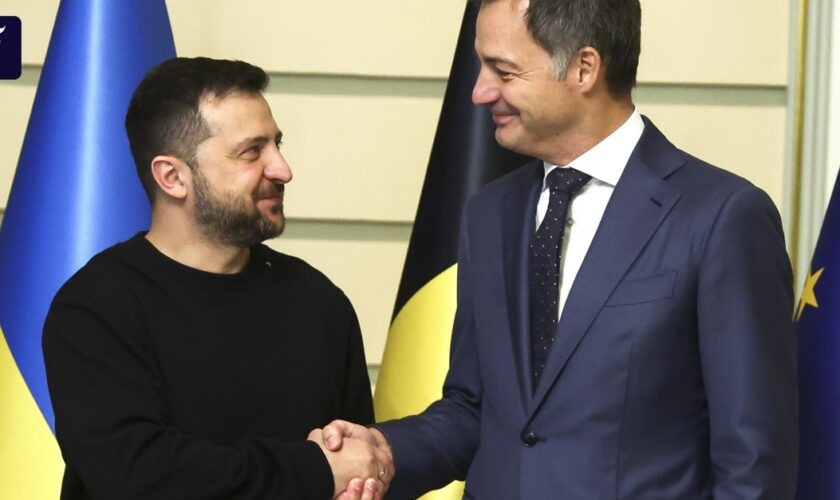 Ukraine-Liveticker: Selenskyj will in Belgien Sicherheitsvereinbarung unterzeichnen