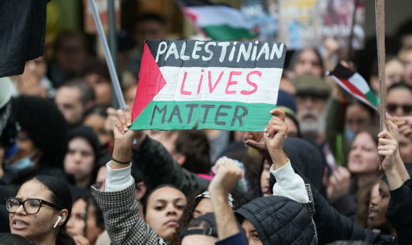 Guerre à Gaza : les manifestations continuent en France, des mairies éteignent leurs lumières