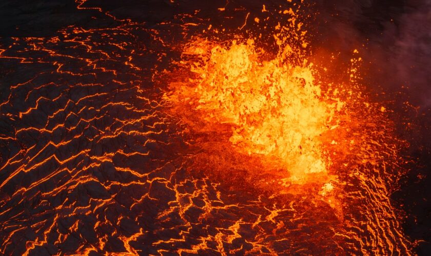 Lava continues flowing from Iceland volcano after eruption