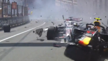 Así ha sido el brutal accidente que ha obligado a detener el GP de Mónaco
