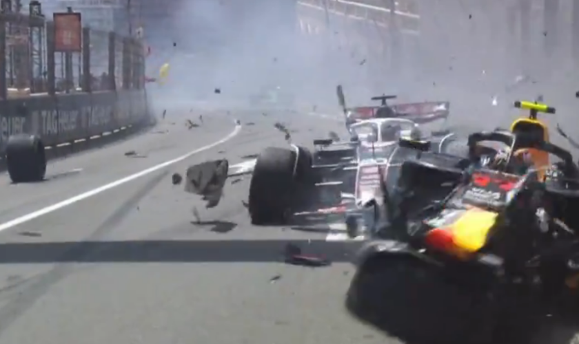 Así ha sido el brutal accidente que ha obligado a detener el GP de Mónaco