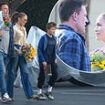 Ben Affleck and Jennifer Lopez FINALLY reunite amid divorce rumors: Embattled couple put on a frosty display as they're pictured at his child Fin's school recital in LA - their first sighting in 47 days